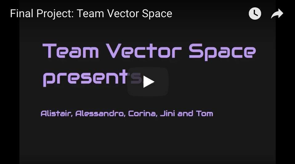 team vector space